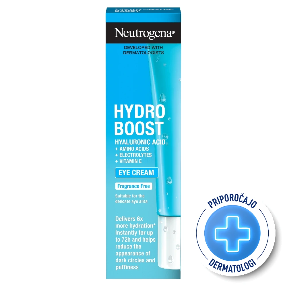 Neutrogena Hydro Boost, osvežujoča gel krema za okoli oči (15 ml)